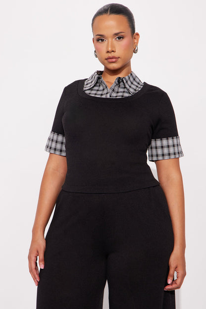 Always Perfect Pant Set - Black