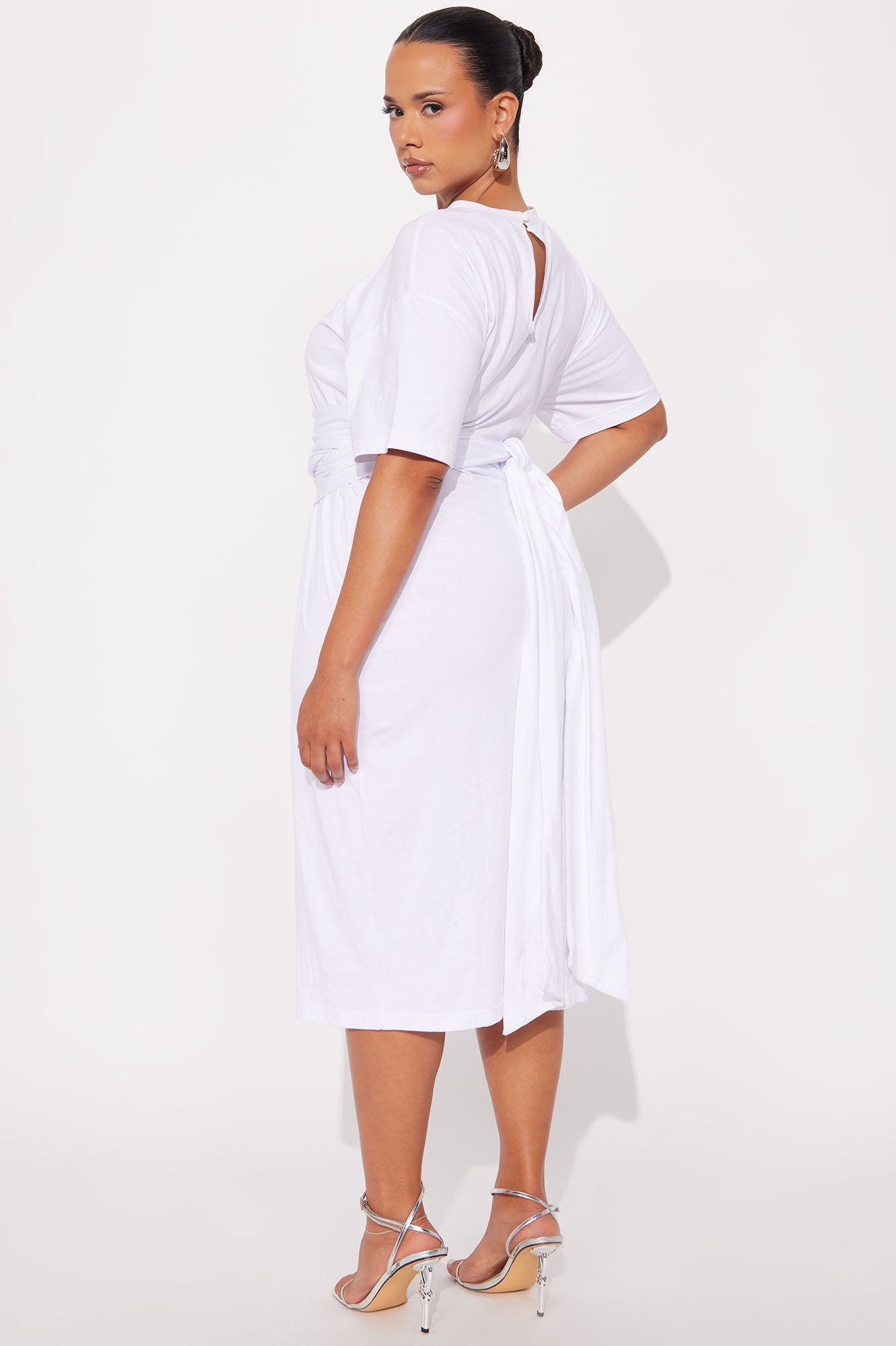Postcards For You Midi Dress - White