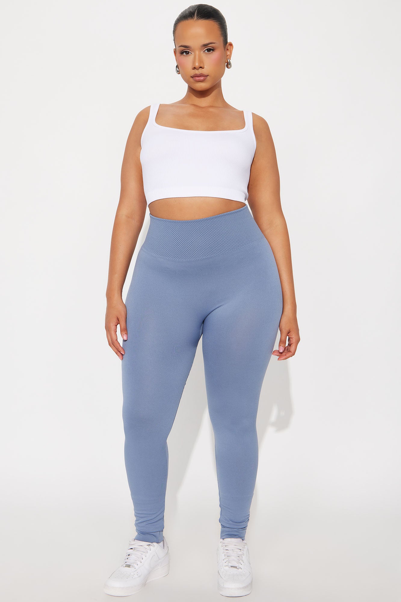 Waisted Away High Rise Legging - Slate Blue