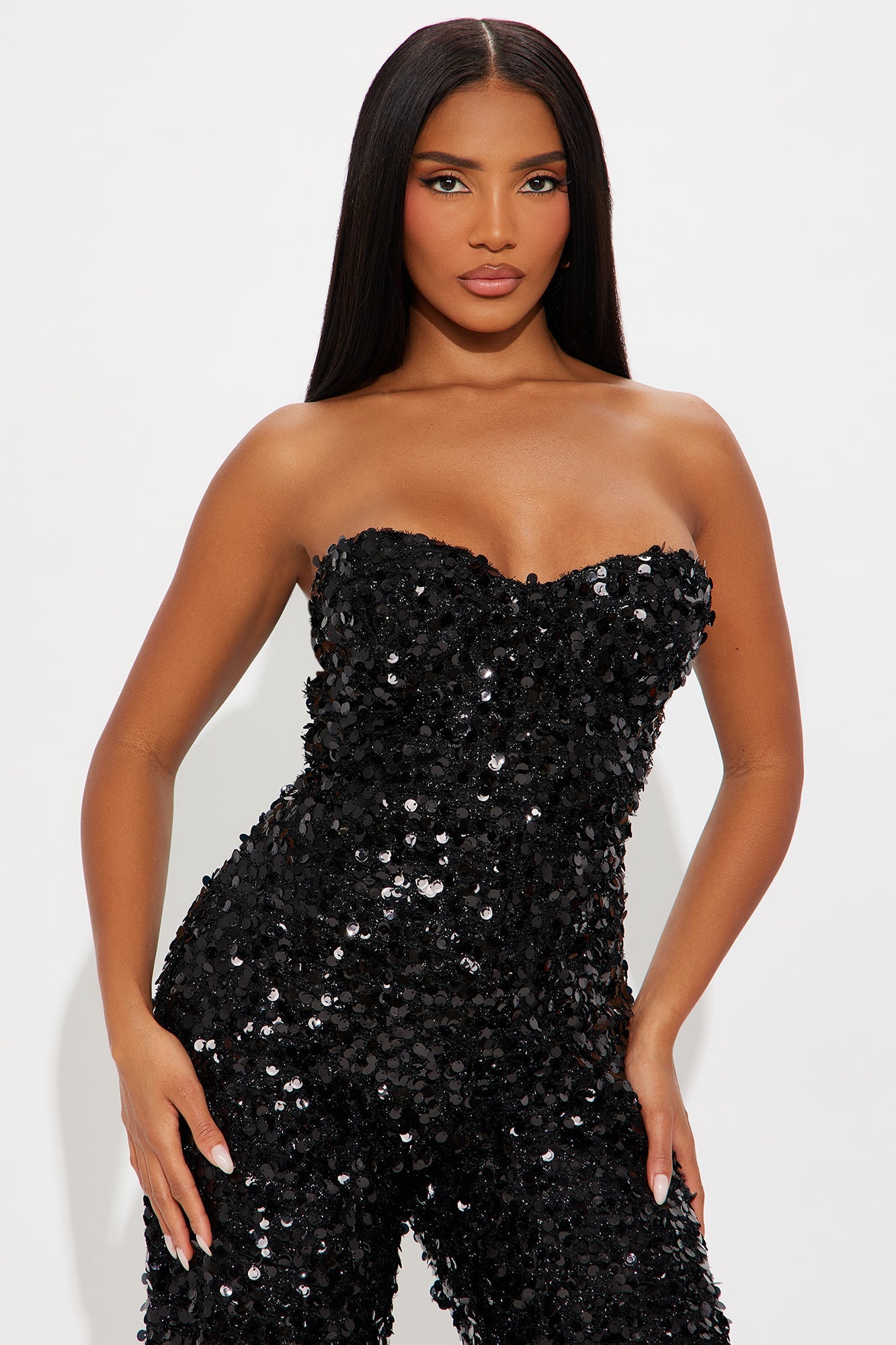 Commotion For The Sequin Jumpsuit - Black
