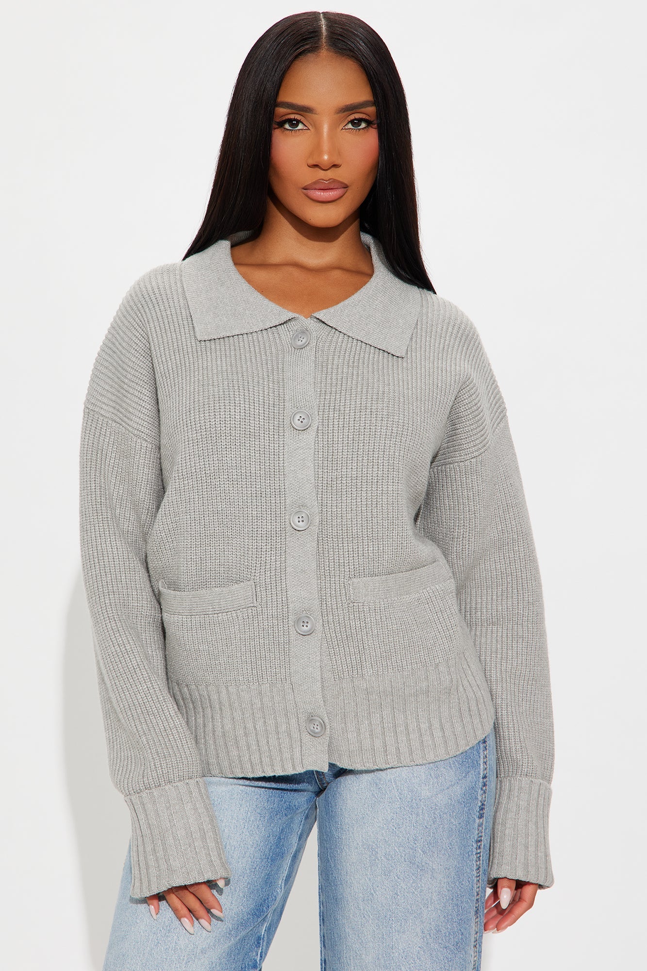 The Tanya Cardigan - Grey