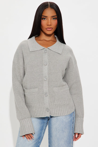 The Tanya Cardigan - Grey