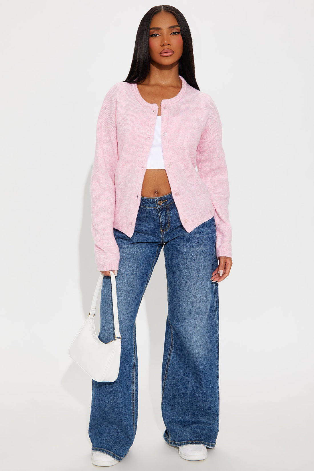 In Love With Fall Cardigan - Pink