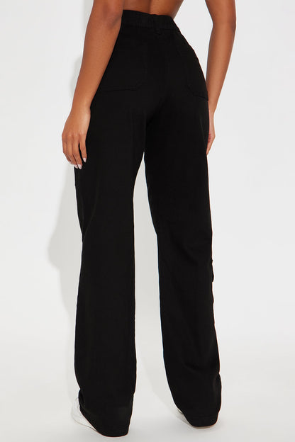 Out Of My Lane Cargo Pant - Black