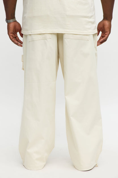 Baggy Make That Call Front Pocket Pants - Off White