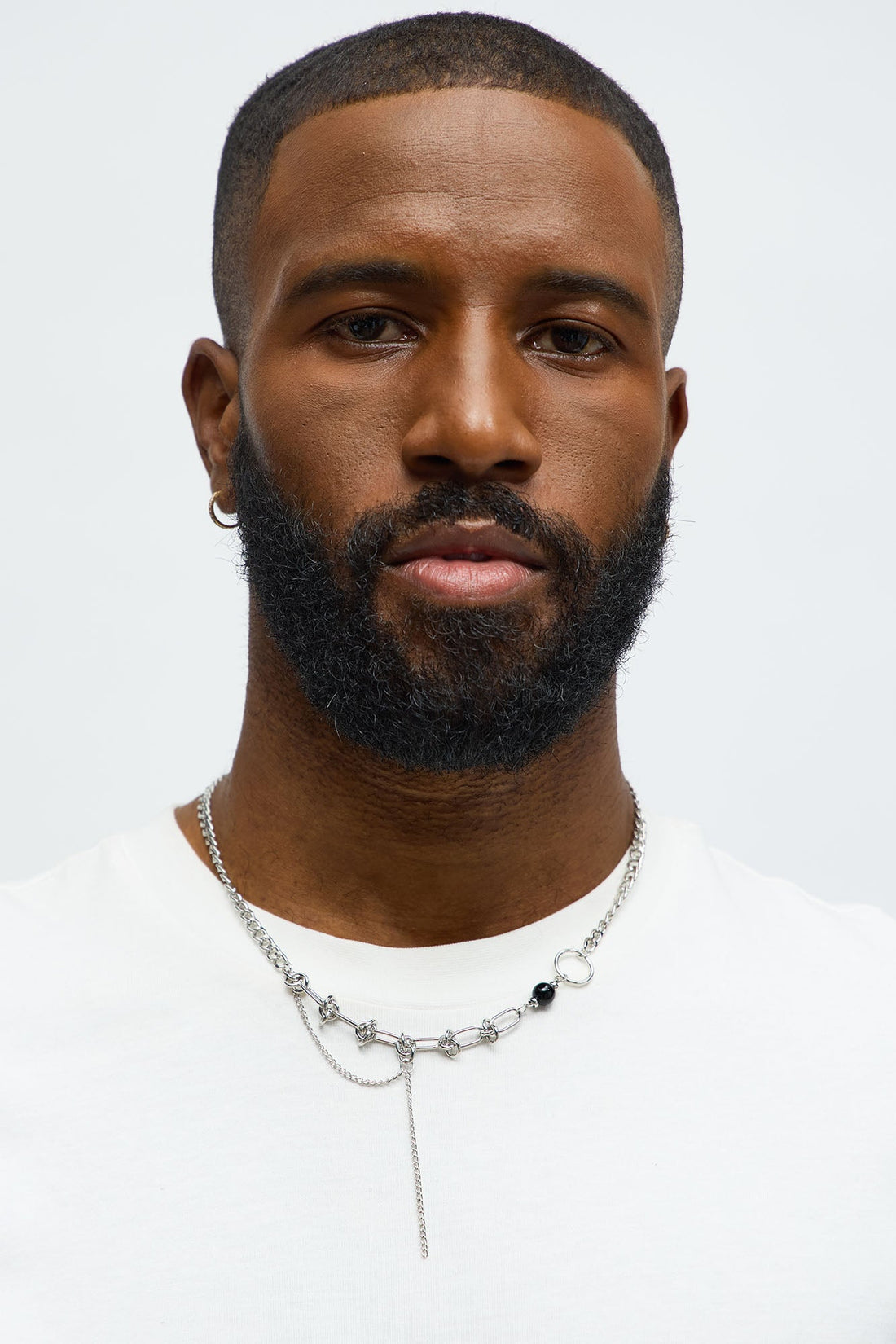 Barbed State Necklace - Silver
