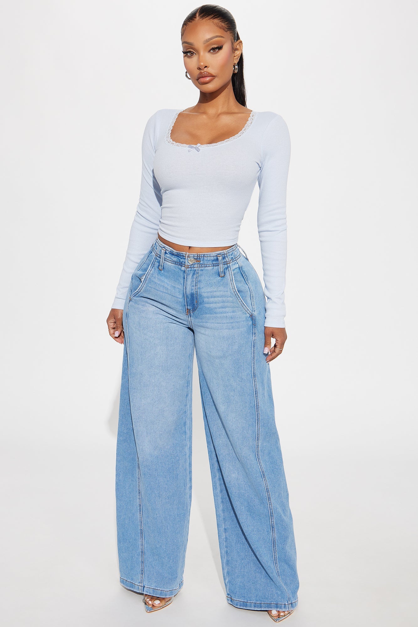 Lena Trouser Jeans - Light Wash