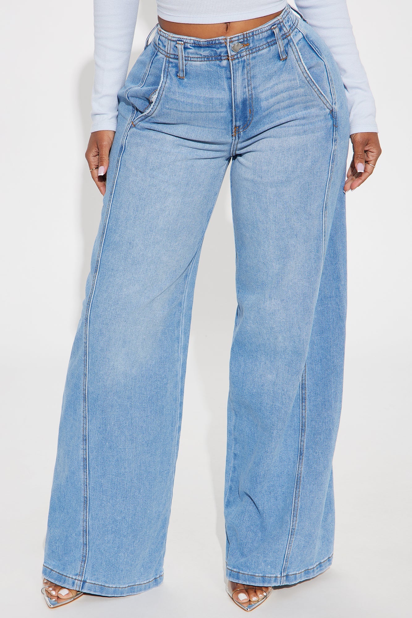 Lena Trouser Jeans - Light Wash