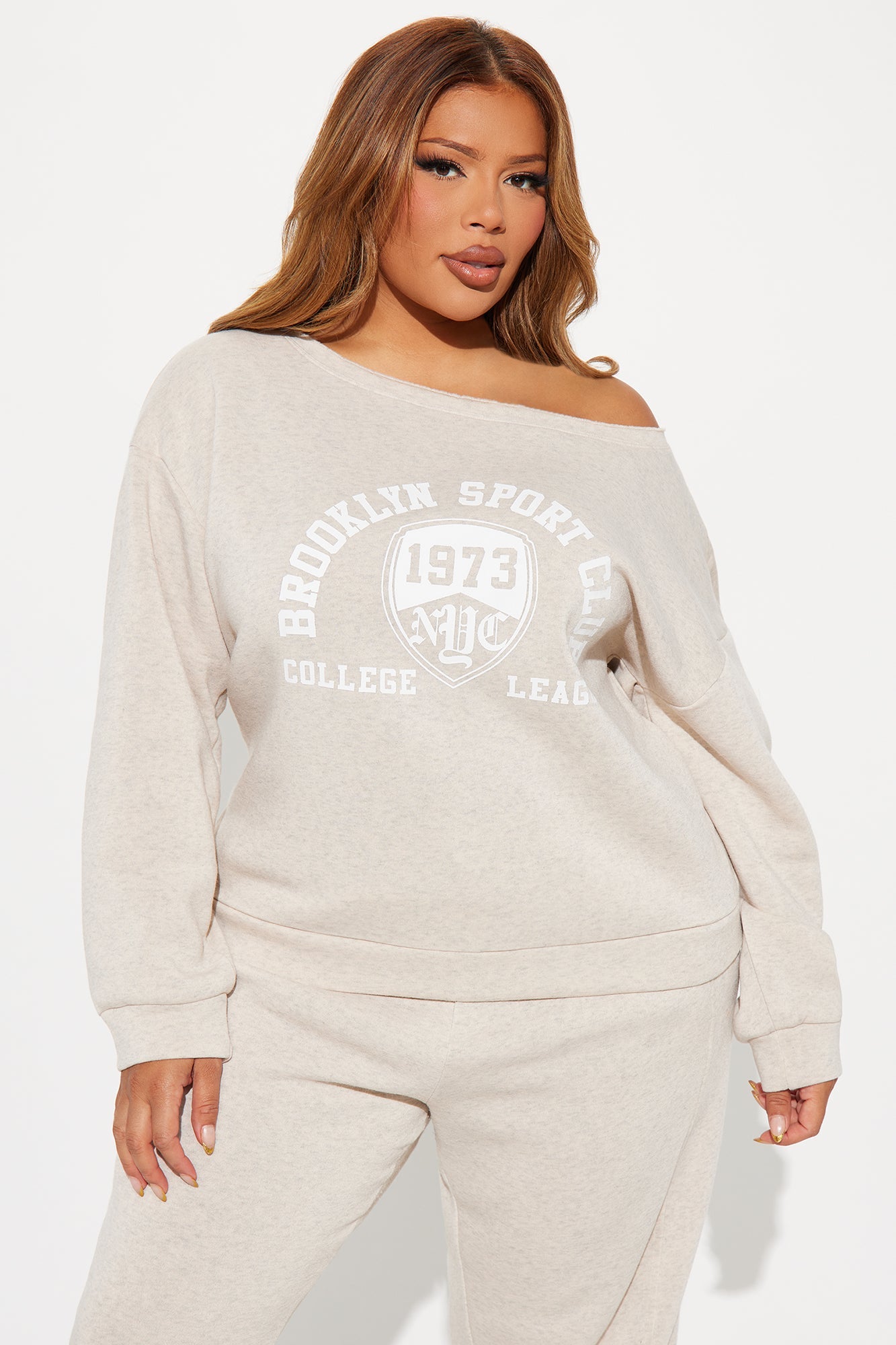 NY Sport Club Jogger Set - Oatmeal