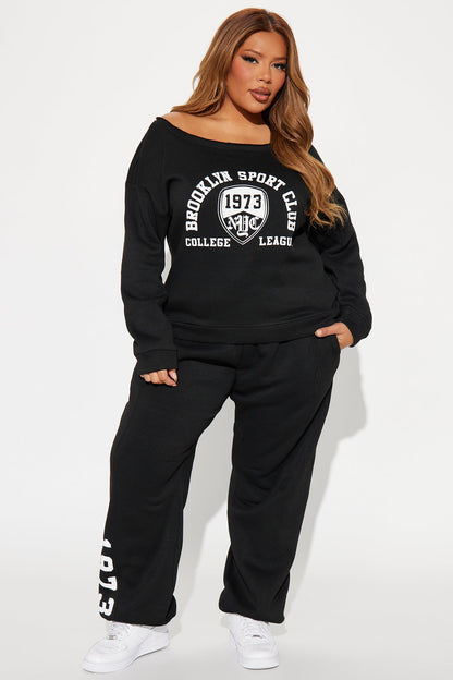 NY Sport Club Jogger Set - Black