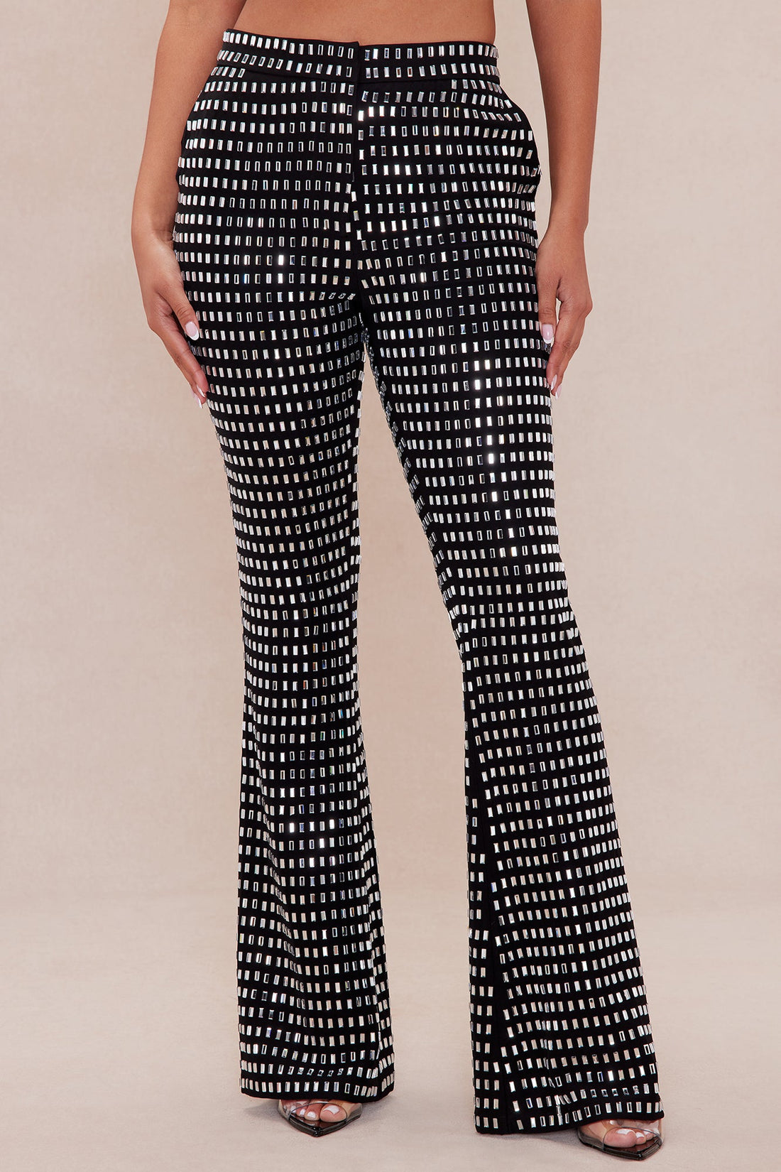 Kylie Embellished Pants - Black