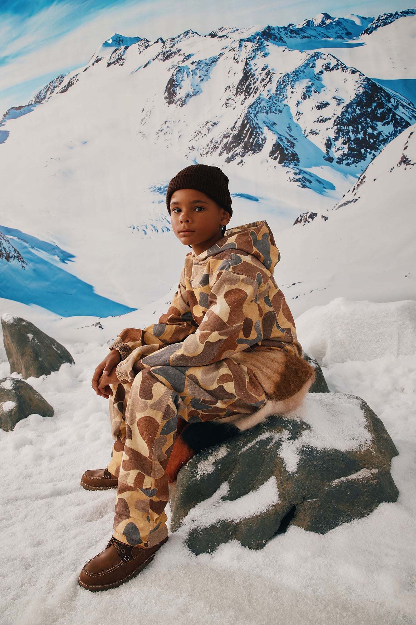 Mini Straight Fearless Vision Carpenter Pant - Camouflage