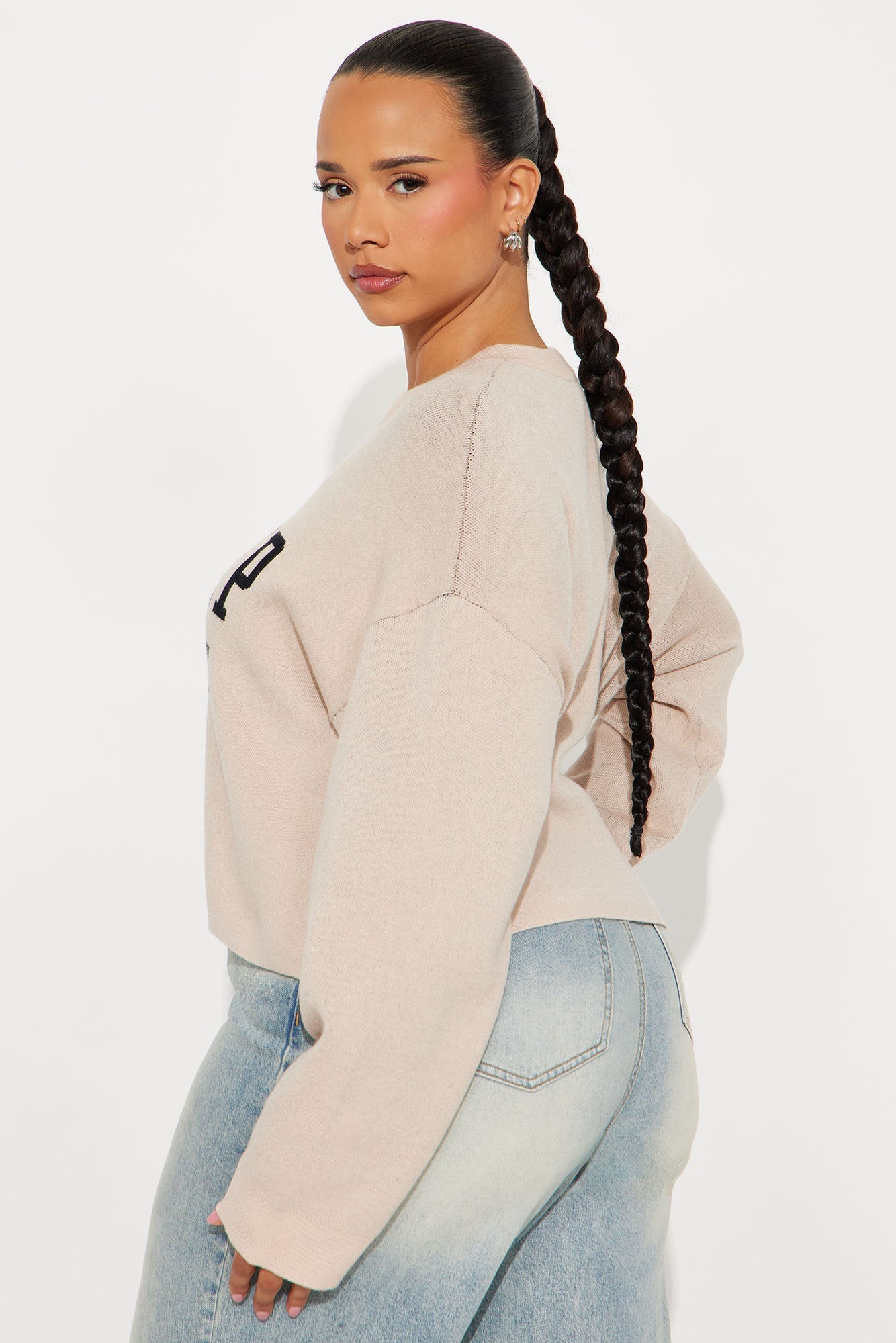 East Coast Champ Sweater - Taupe/combo