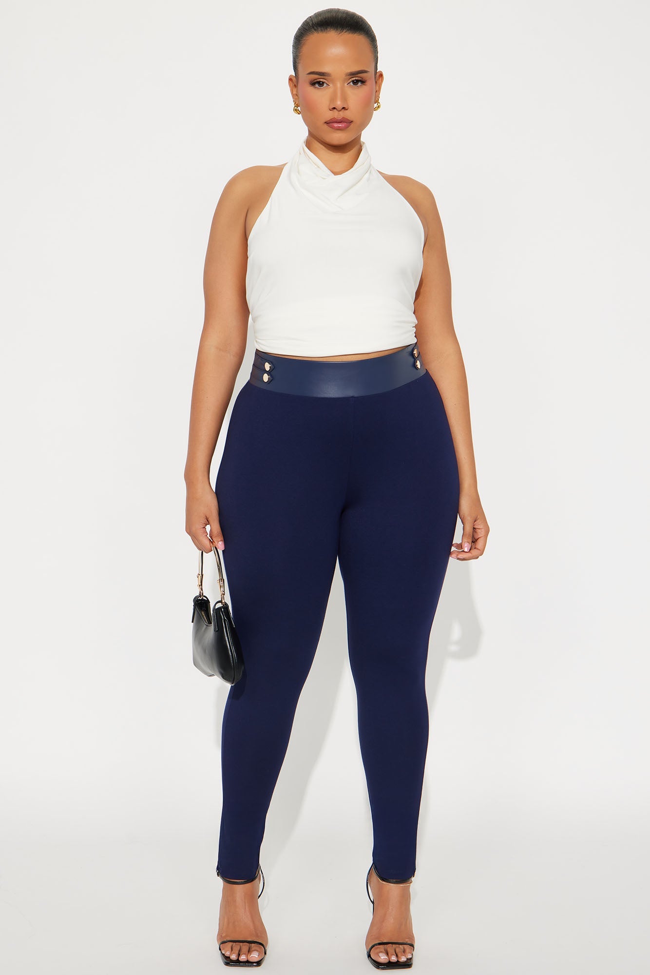 Kendra Ponte Leggings - Navy