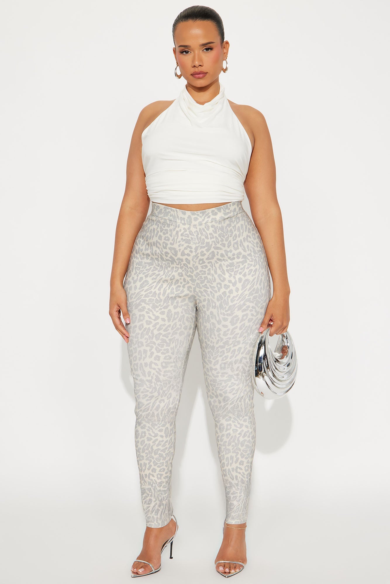 Real Flex Leopard Skinny Leg Pant 29″ - Leopard