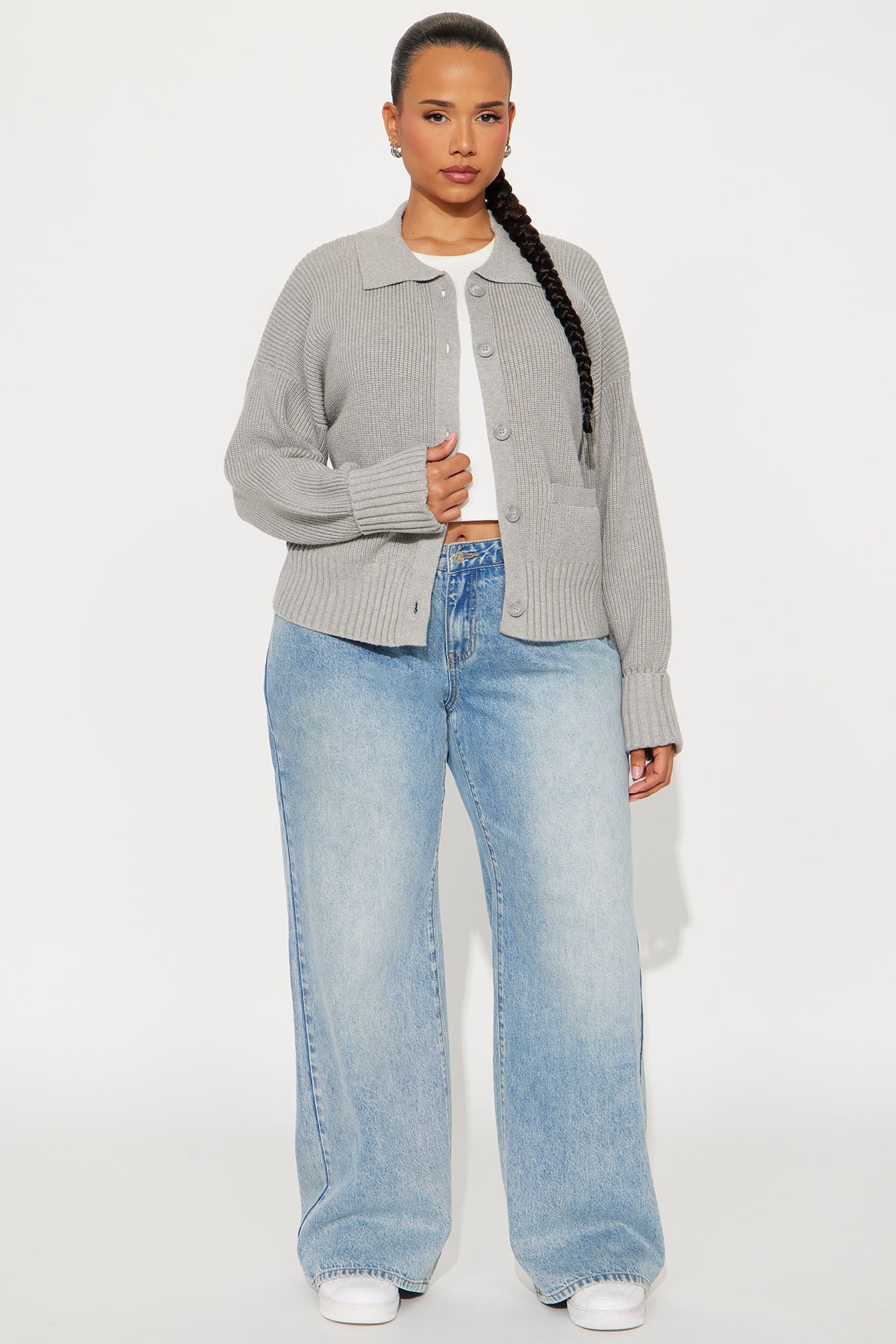 The Tanya Cardigan - Grey