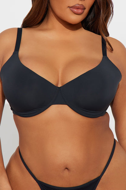 Nova Super Scoop Bra - Black