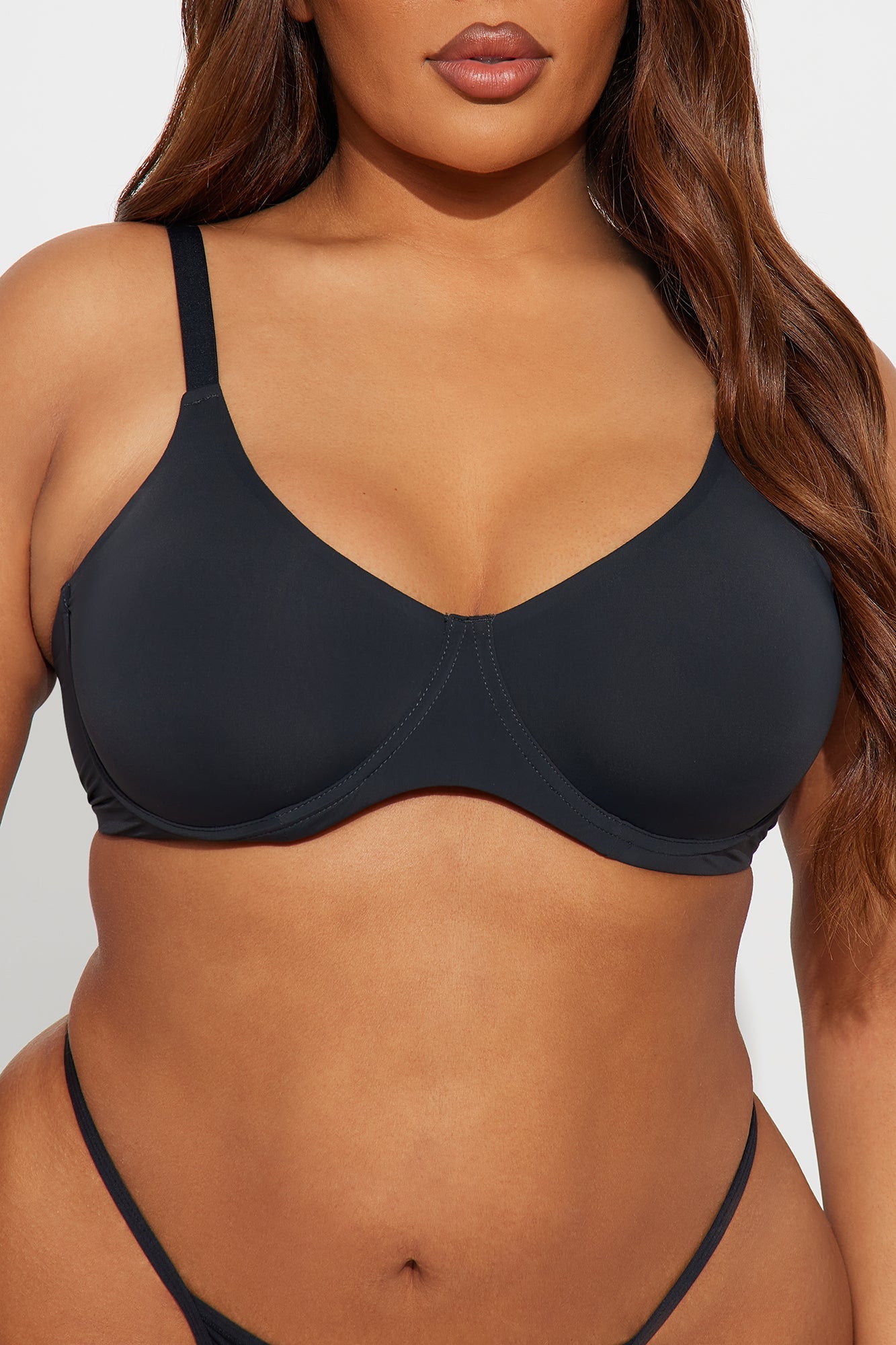 Nova Unlined Demi Bra - Black