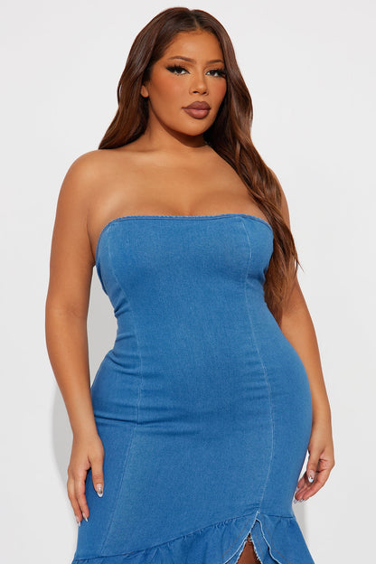 Denim Dreams Maxi Dress - Denim