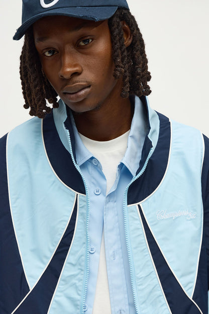 International Champions Color Blocked Windbreaker Jacket - Blue/combo