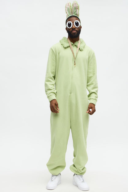 Boo Boo Monster 4 Piece Faux Fur Halloween Costume - Green