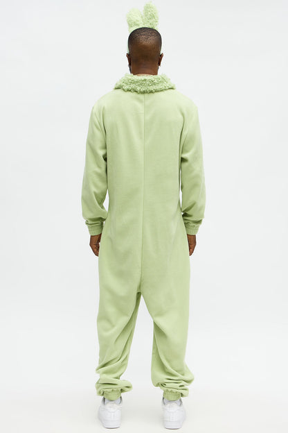Boo Boo Monster 4 Piece Faux Fur Halloween Costume - Green