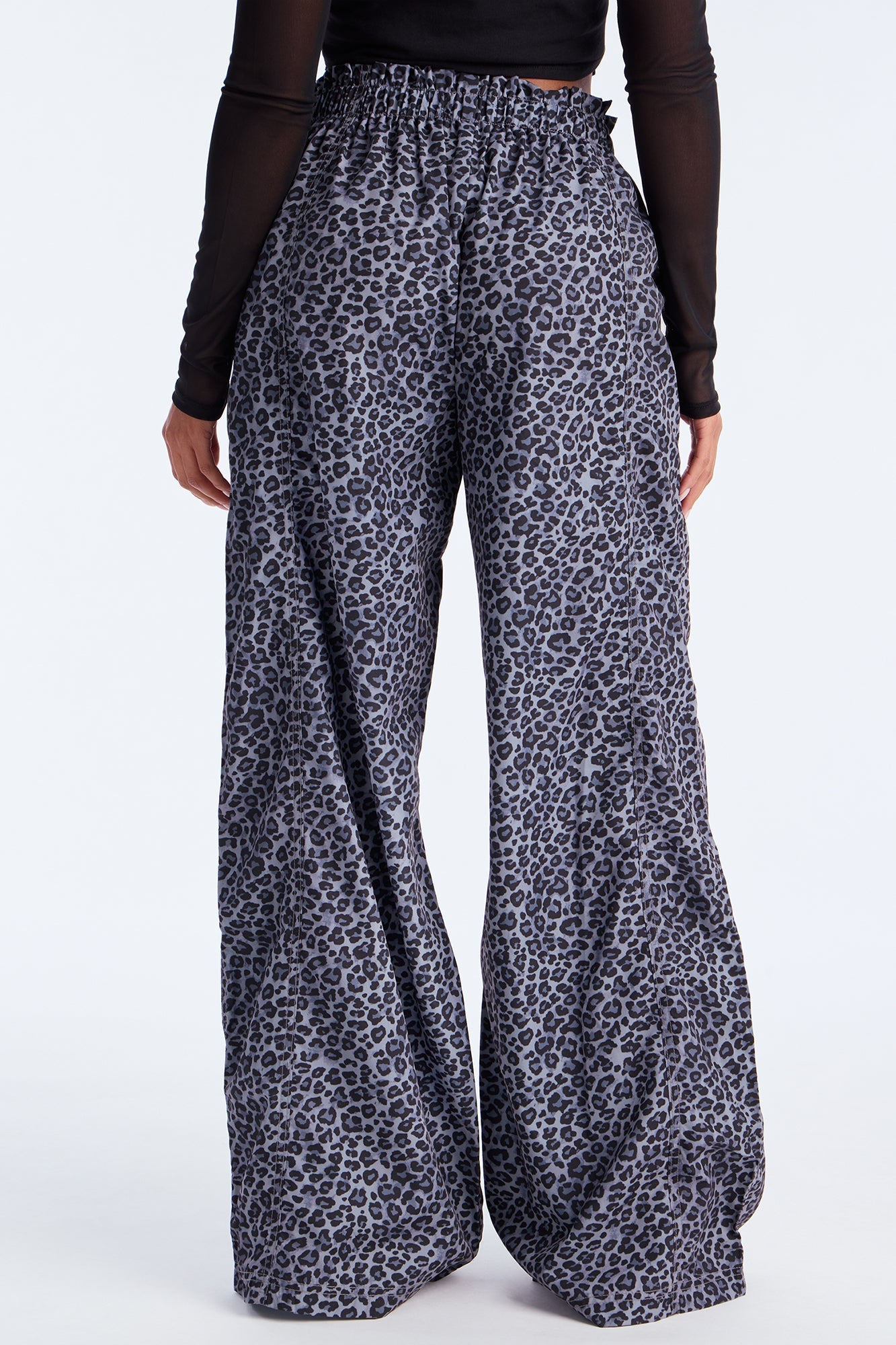 Do What You Will Leopard Pant - Charcoal/combo