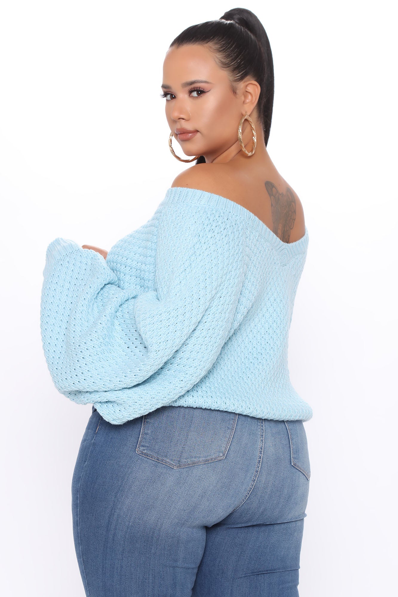 I Adore You Sweater - Blue