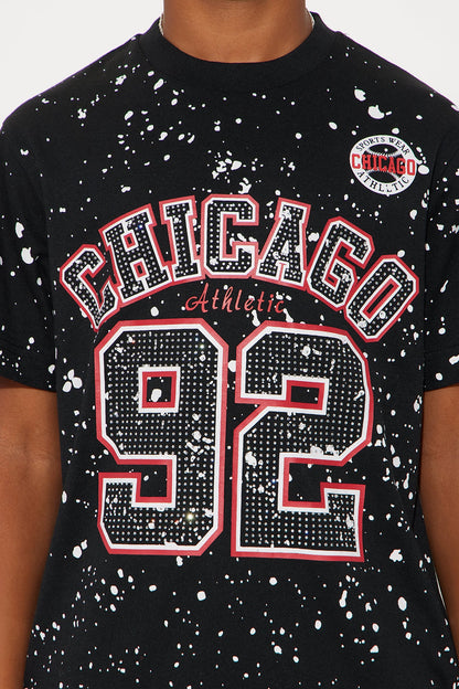 Mini Chicago 92 Jersey Screen T-Shirt - Black