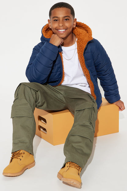 Mini Peace Of Mind Jacket - Navy/combo