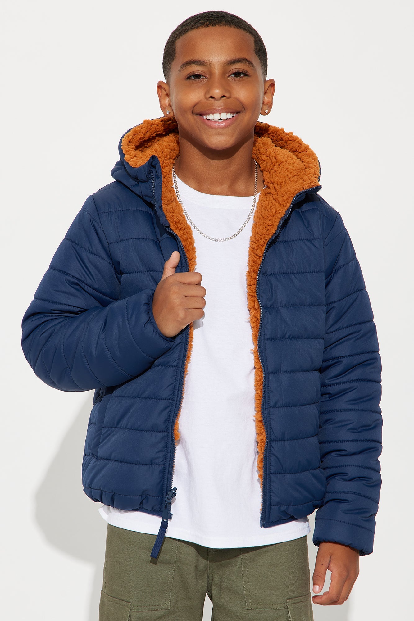 Mini Peace Of Mind Jacket - Navy/combo