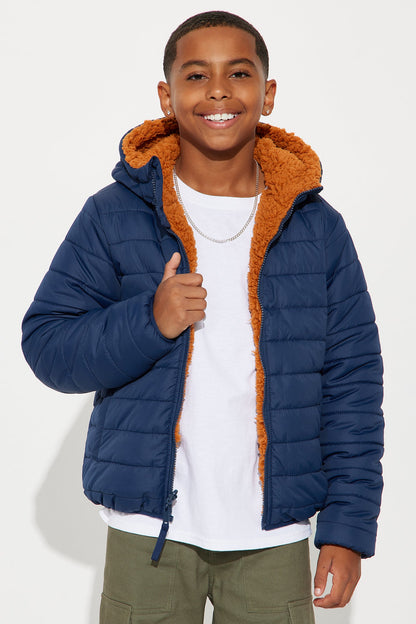 Mini Peace Of Mind Jacket - Navy/combo