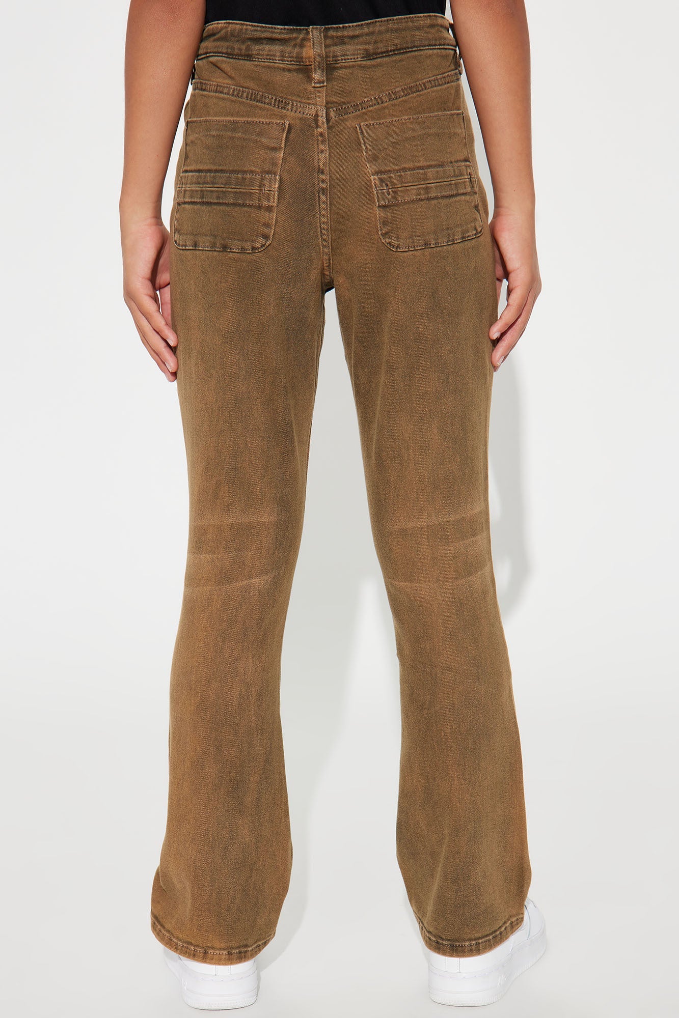 Mini Claudia Flare Pant - Brown