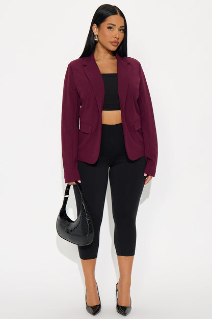 Make The Call Blazer - Burgundy