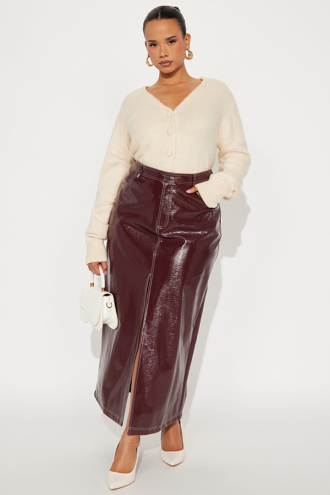 Yours To Keep Washed Cardigan - Cream