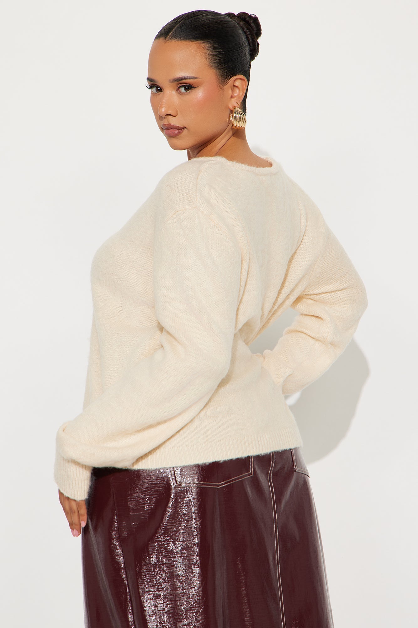 Yours To Keep Washed Cardigan - Cream