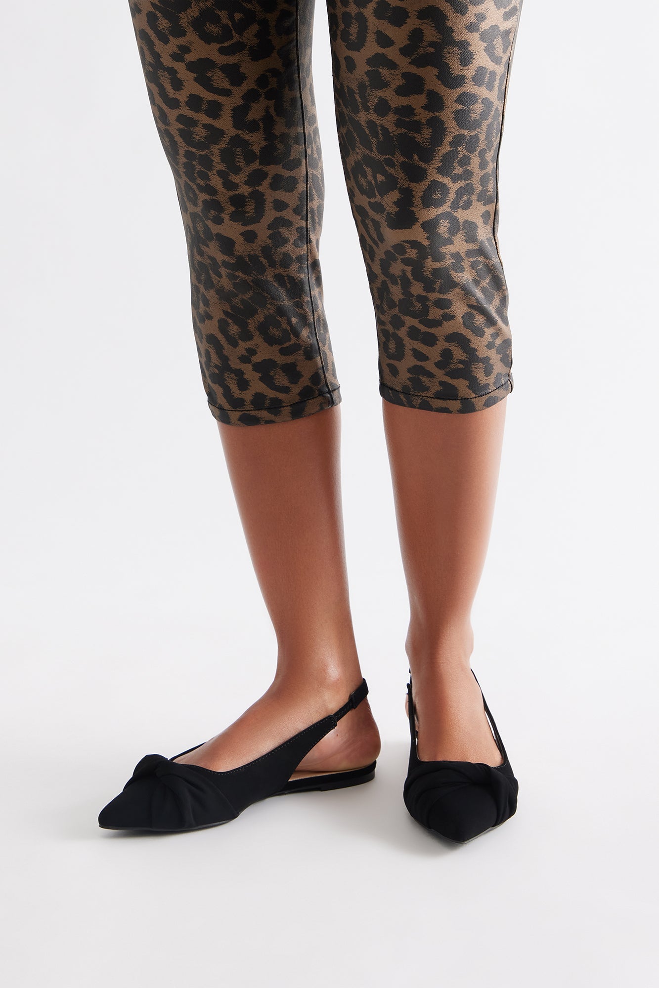 Gelina Slingback Flats - Black