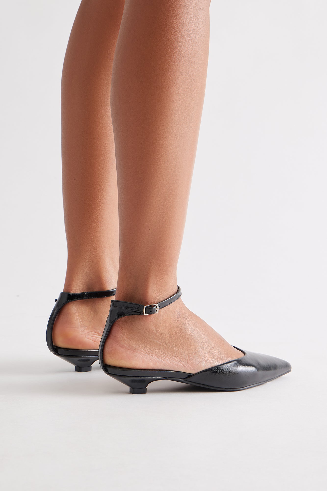 Senses Kitten Heel Pumps - Black