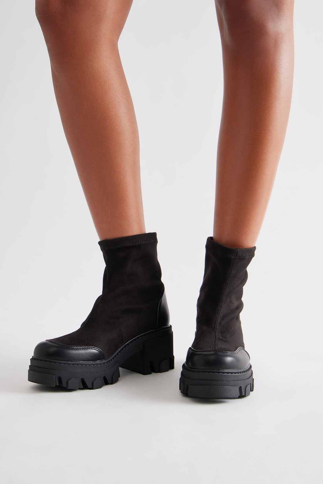 Franklin Platform Booties - Black