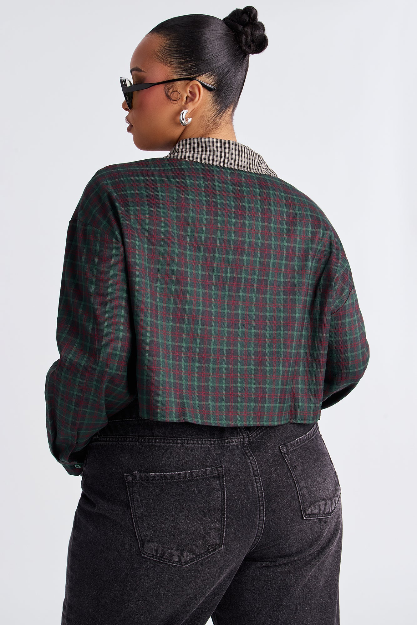 Kennie Plaid Shirt - Green/combo