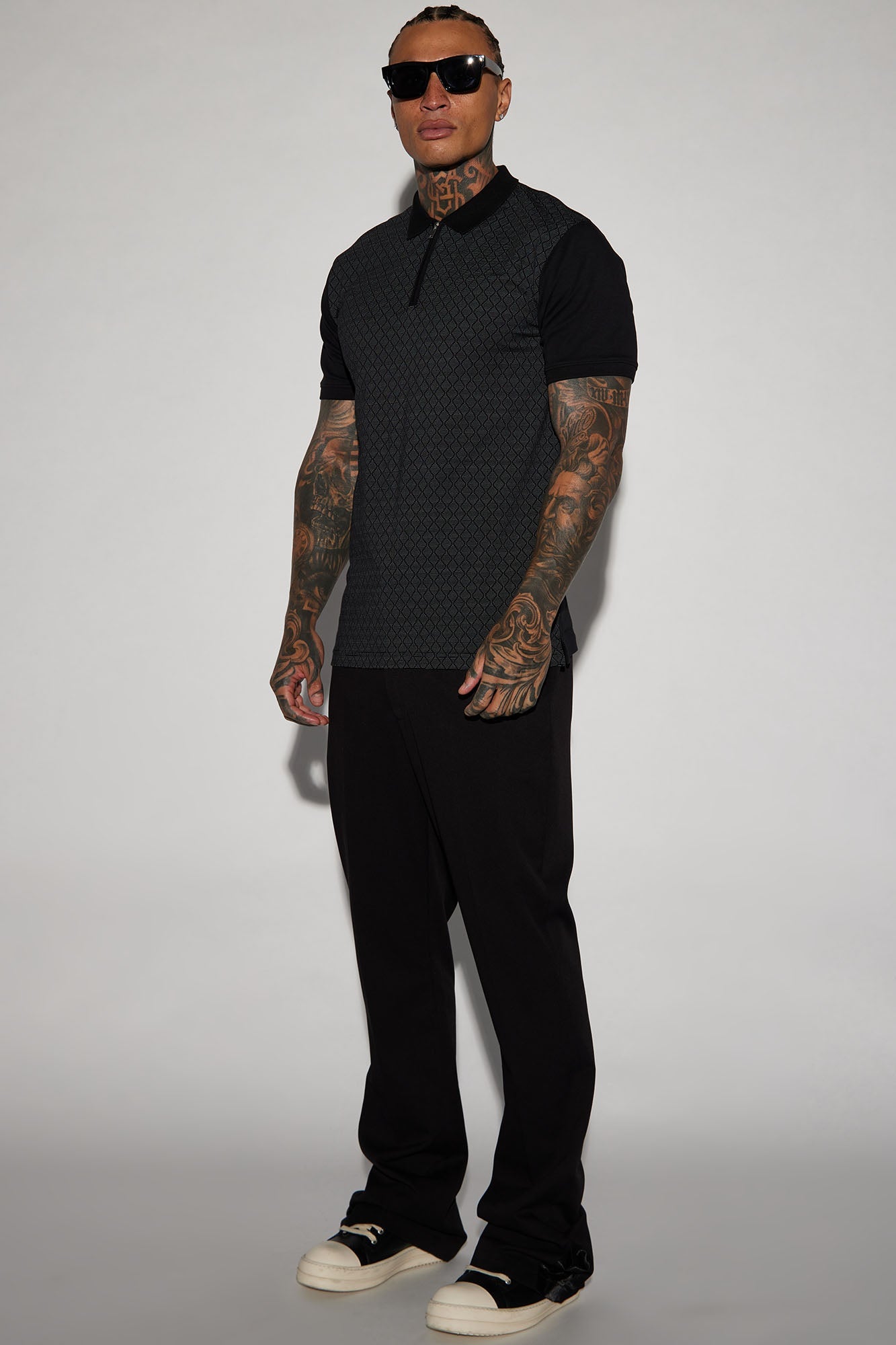 Bogey Short Sleeve Polo - Black
