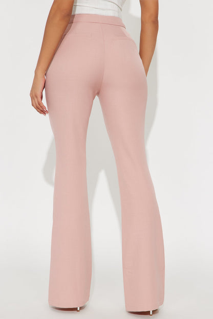 Octavia Flare Trouser Pant 33″ - Pink