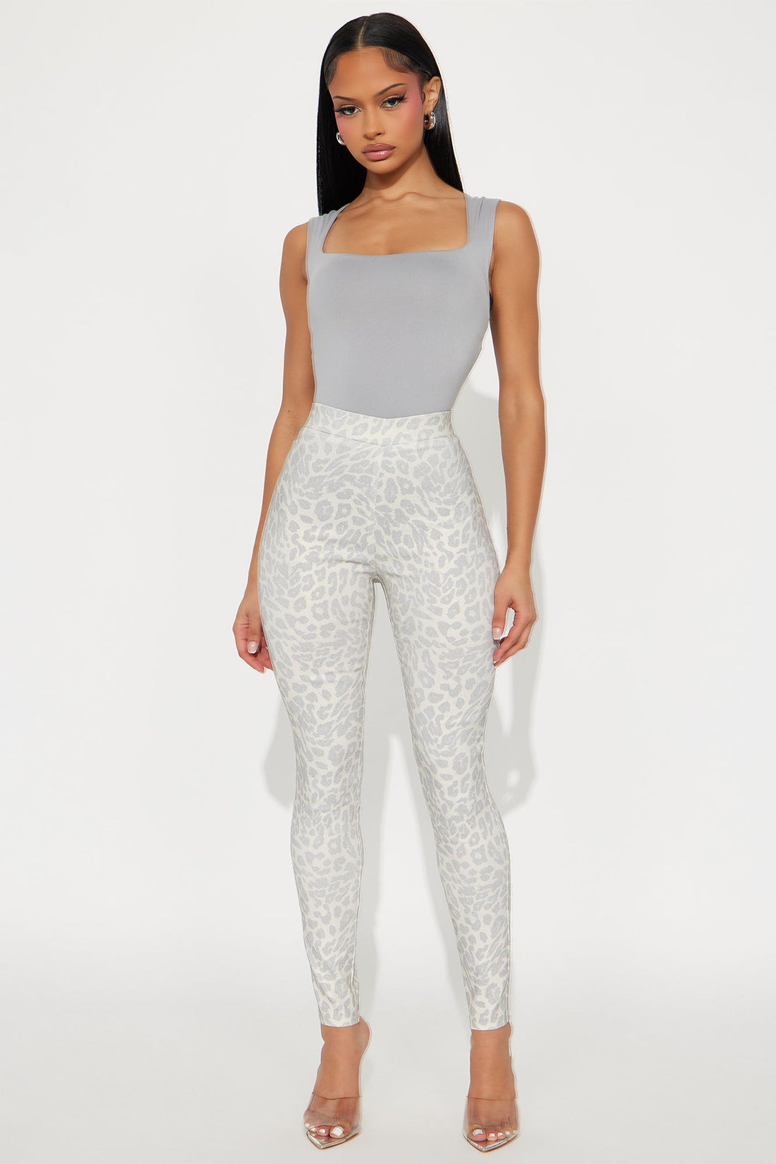 Real Flex Leopard Skinny Leg Pant 29″ - Leopard