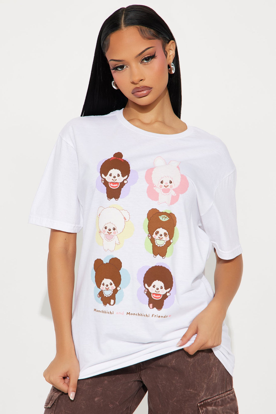 Monchhichi Friends Tee - White