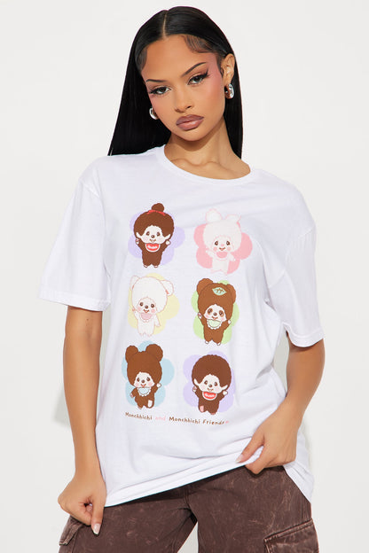 Monchhichi Friends Tee - White