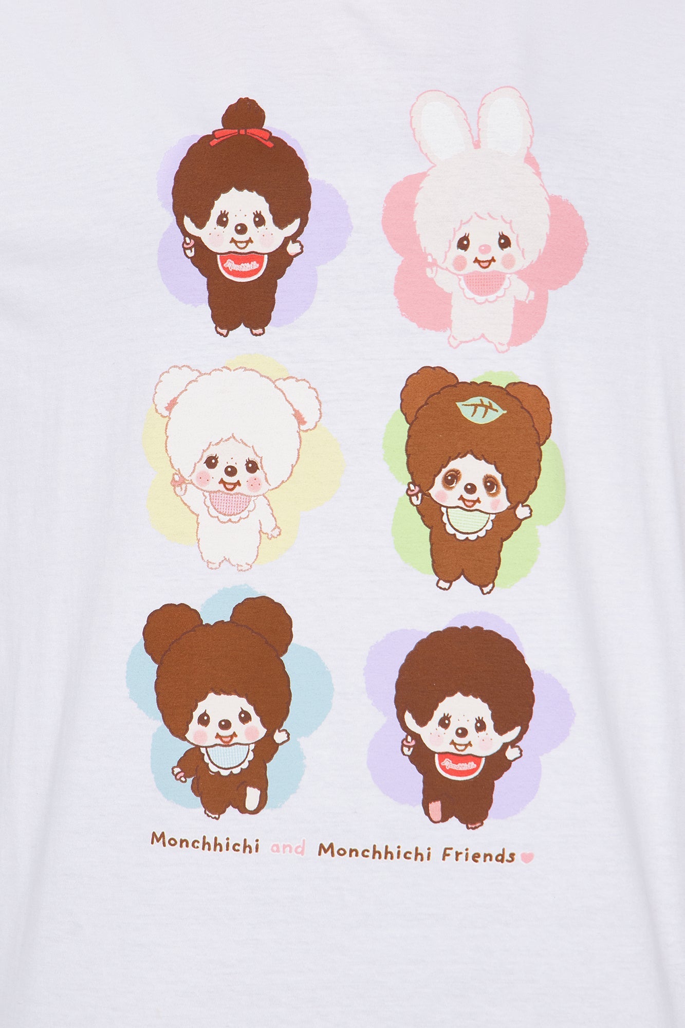 Monchhichi Friends Tee - White