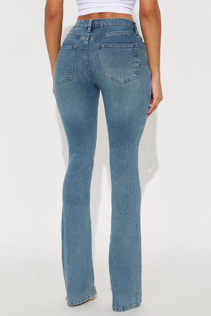 Maddy Mid Rise Sculpt Bootcut Jeans - Vintage Wash