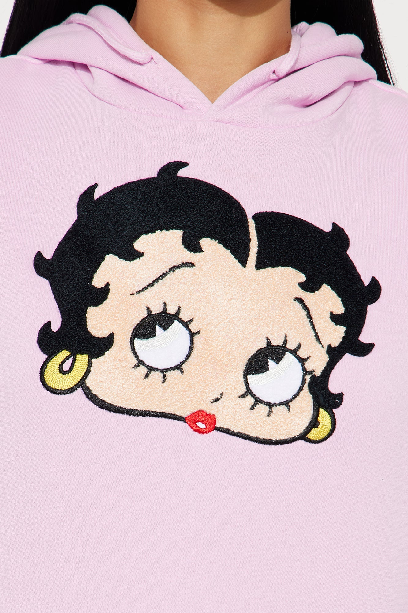 Betty Boop Drip Sweatshirt Hoodie - Pink