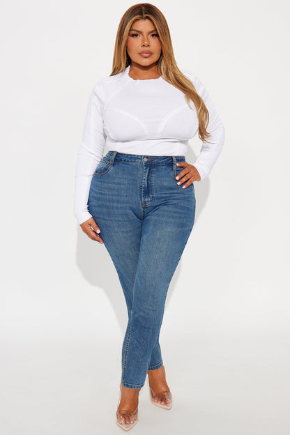 Fav Fit Stretch Skinny Jeans - Dark Wash