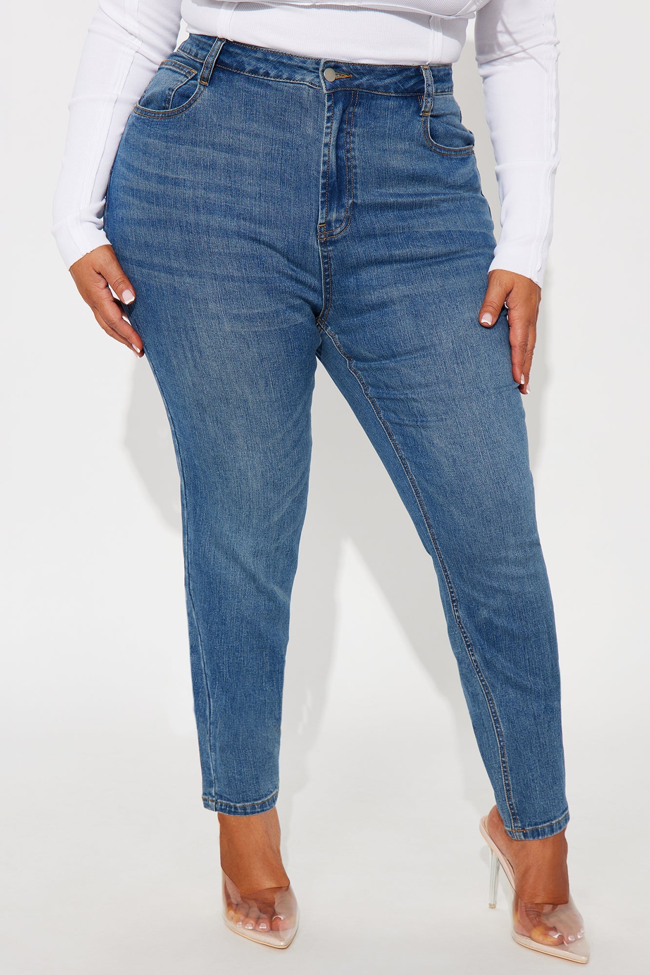 Fav Fit Stretch Skinny Jeans - Dark Wash